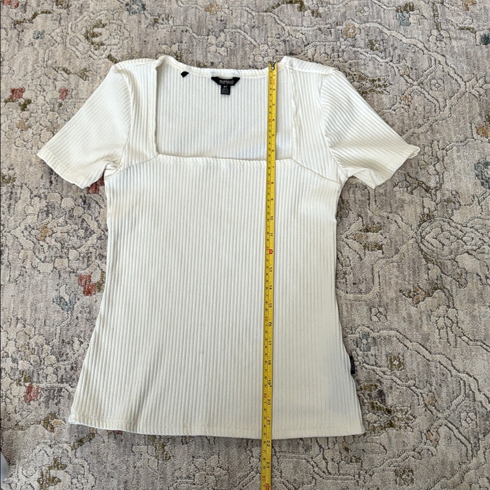 Buffalo Ribbed Square-Neck Top 🦬 - Picture 7 of 7